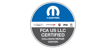 FCA US LLC Certified Collision Repair Center logo
